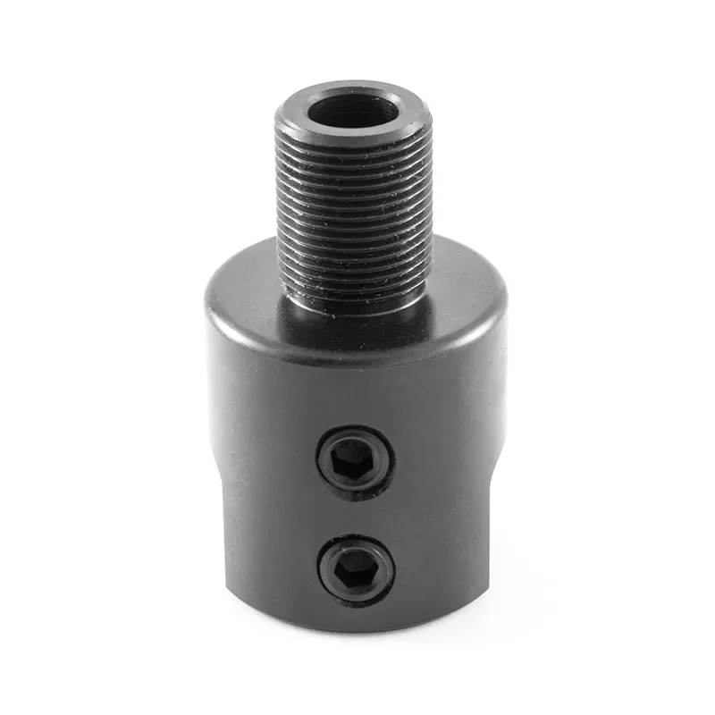 1/2-28 Barrel Thread Adapter For 1/2″ Barrels – Black Stainless – Tacticool22