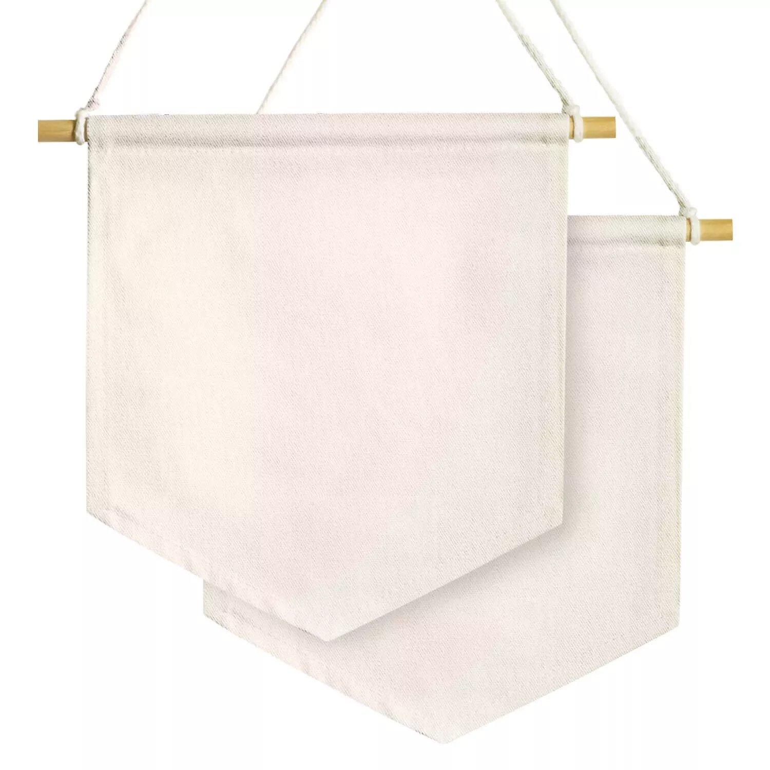 10 Inch Canvas Wall Banners (2Pcs)