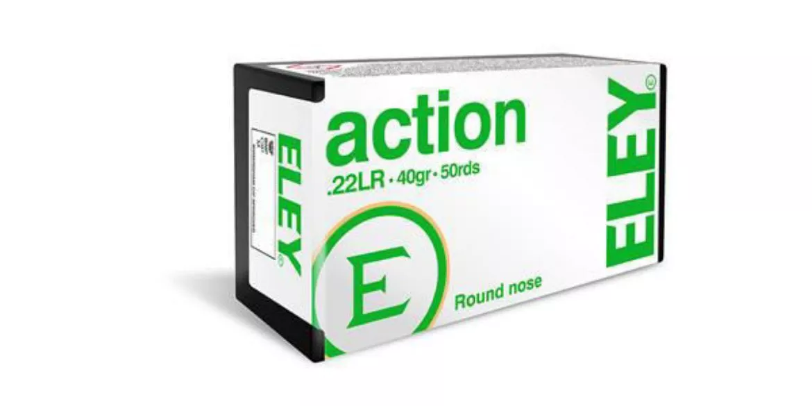 .22 Long Rifle Eley Action 40gr RN – 50 Rounds