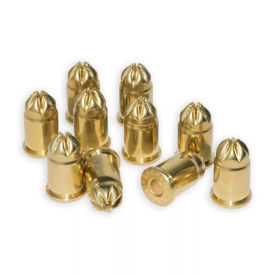 .380 (9mm RK) Brass Blank Ammunition Factory Load (50 Rounds)