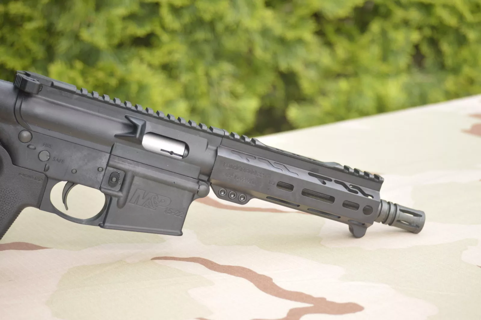 6″ Free Float Handguard With Picatinny Rail – S&W M&P15-22 – Tacticool22