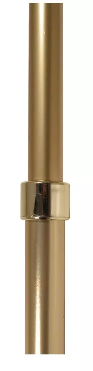 Adjustable Gold Presentation Flagpole – Indoor & Parade Pole 5'-9.5'
