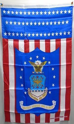 Air Force USA Flag Vertical 28X40 Inch