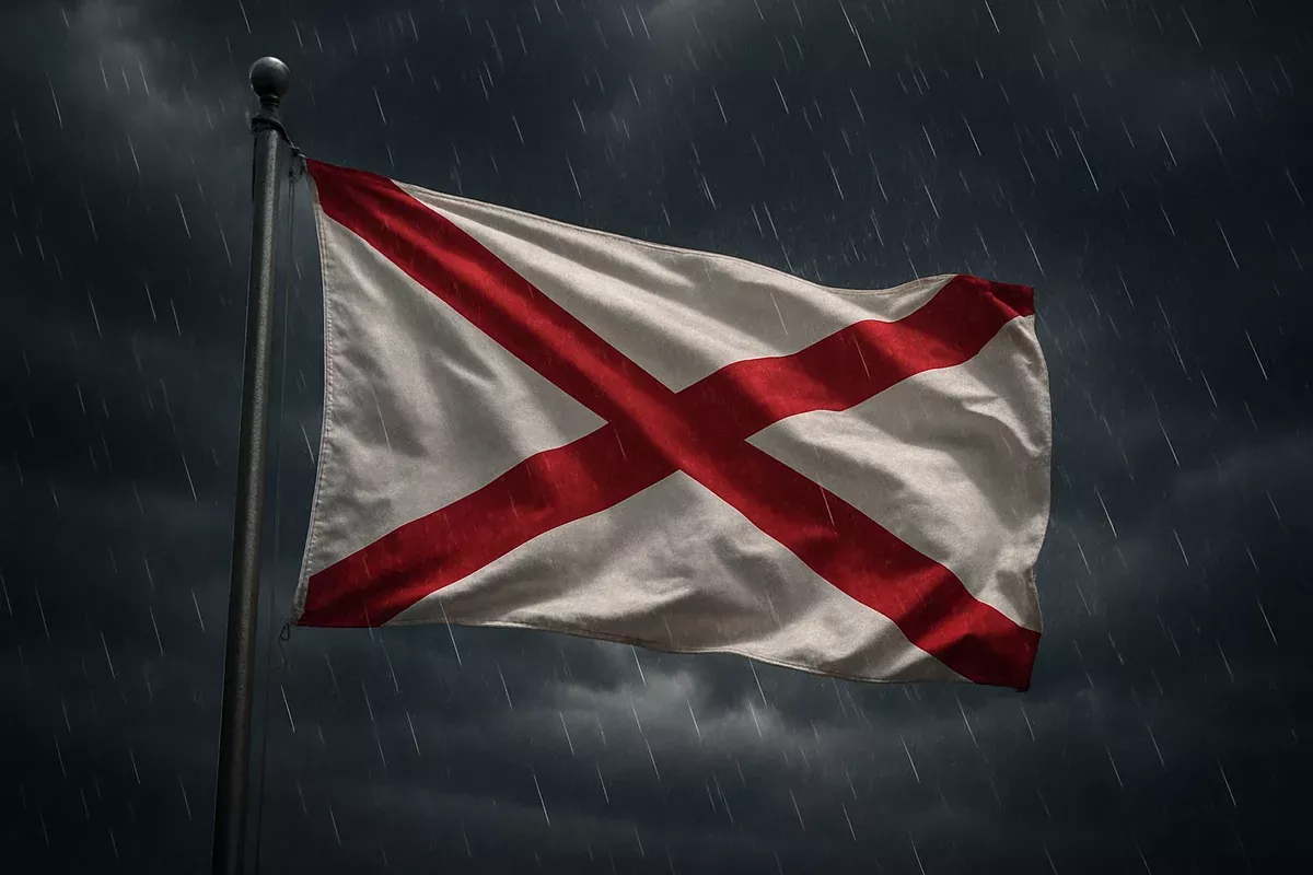 Alabama Outdoor Polyester Flag (Higher Wind Areas)