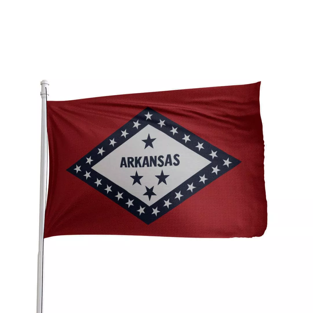 Arkansas State Flag 3×5 – Durable Nylon