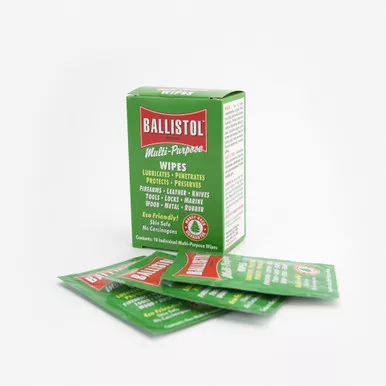Ballistol Multi-Purpose Wipes - 10 Pack of Wipes - 120106