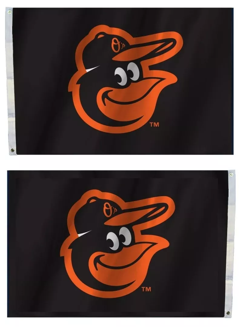 Baltimore Orioles Flag 2x3 Logo 2 Sided
