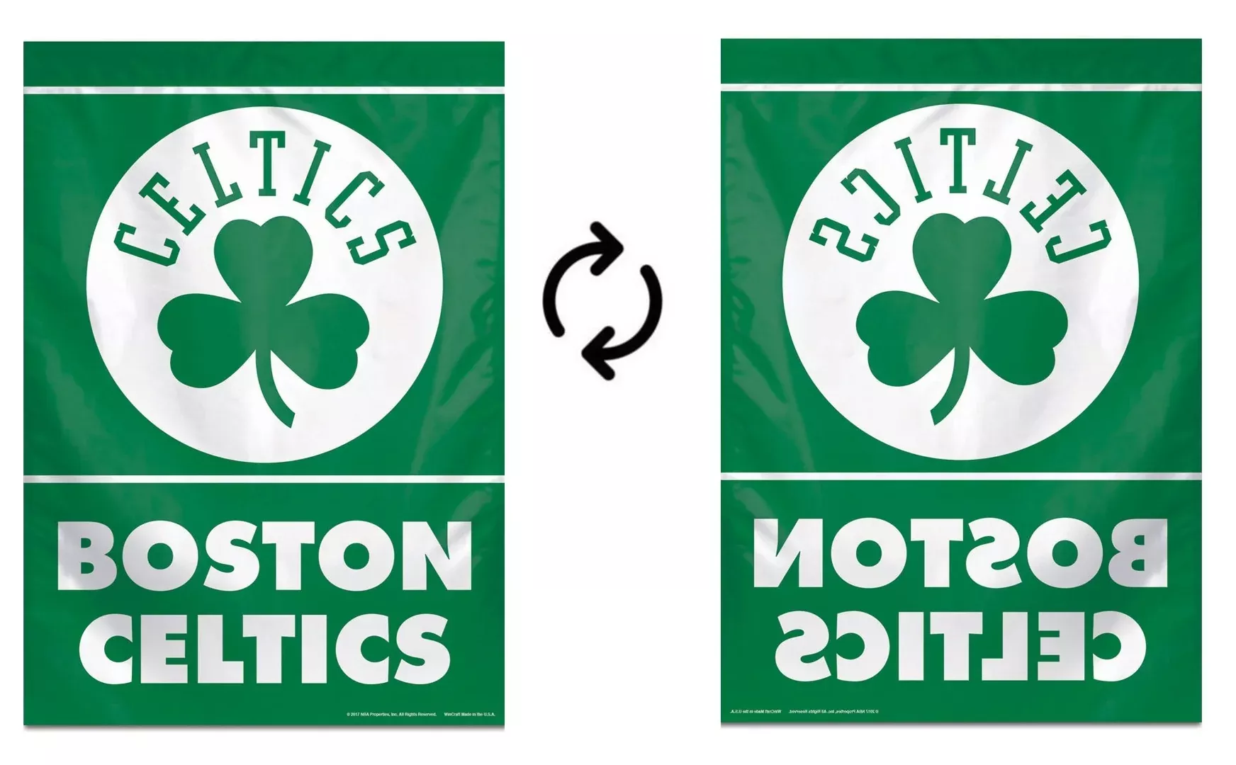 Boston Celtics Banner Vertical Flag