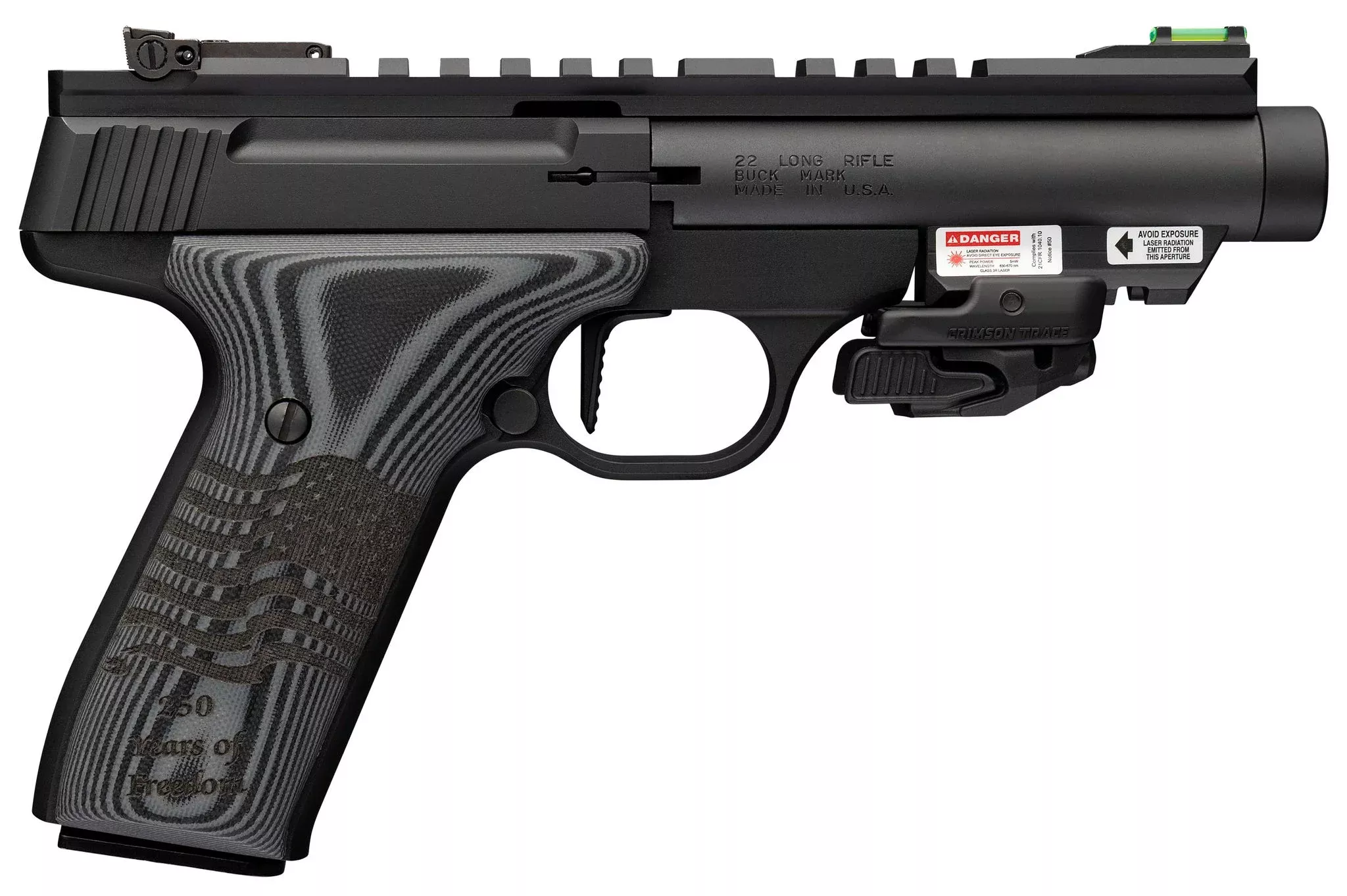 Buck Mark Black Label 250 Laser Suppressor Ready