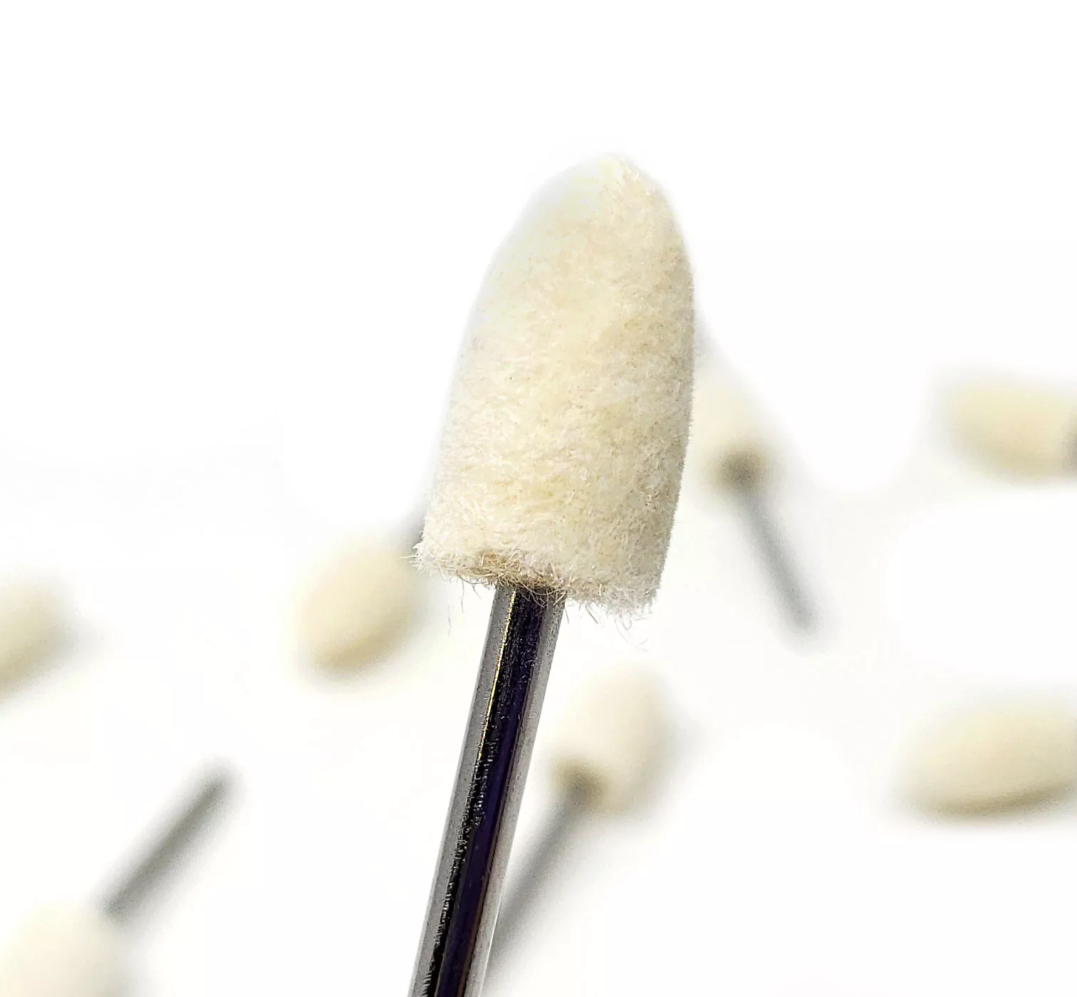 Bullet Shaped Felt Polishing Bits – 10 Pack