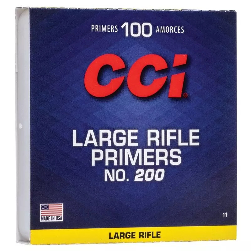 CCI #200 LARGE RIFLE PRIMERS — Delta Mike Ltd