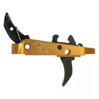 CMC Triggers AK47 Single StageYella Jacket Trigger 2.0 - Combat Curved Trigger, 3-3.5 Pounds