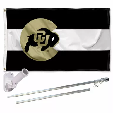 Colorado Buffaloes State Flag Pole and Bracket Kit