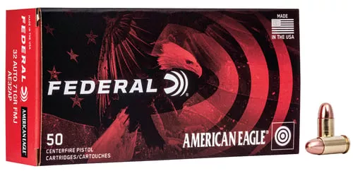 FED AM EAGLE 32ACP 71GR FMJ 50/1000
