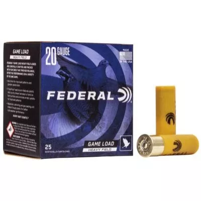 Federal Ammunition 20 Gauge 2-3/4" #7.5 1 oz Shot 25 Count