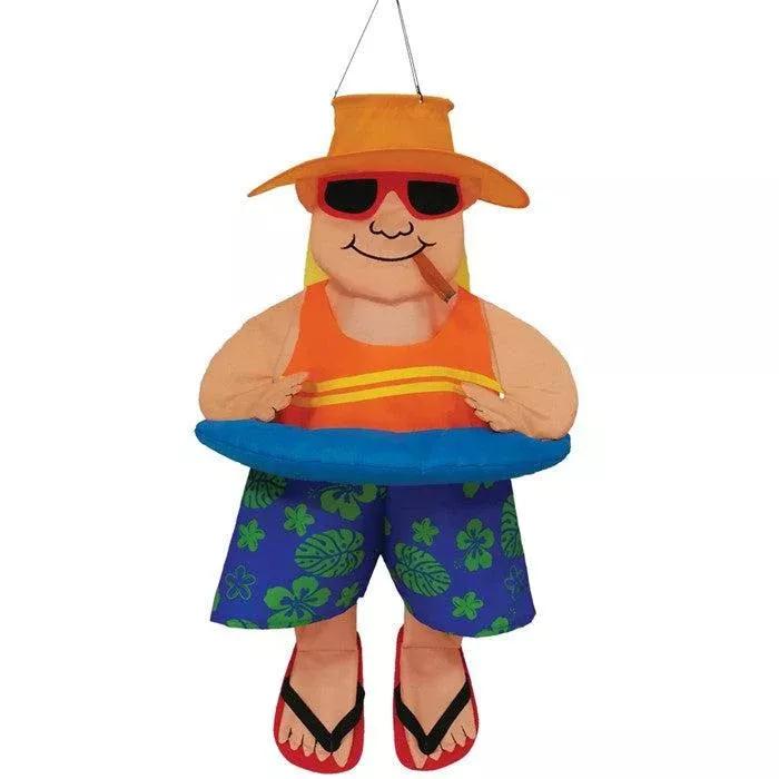 Float Man With Cigar 3D Windsock