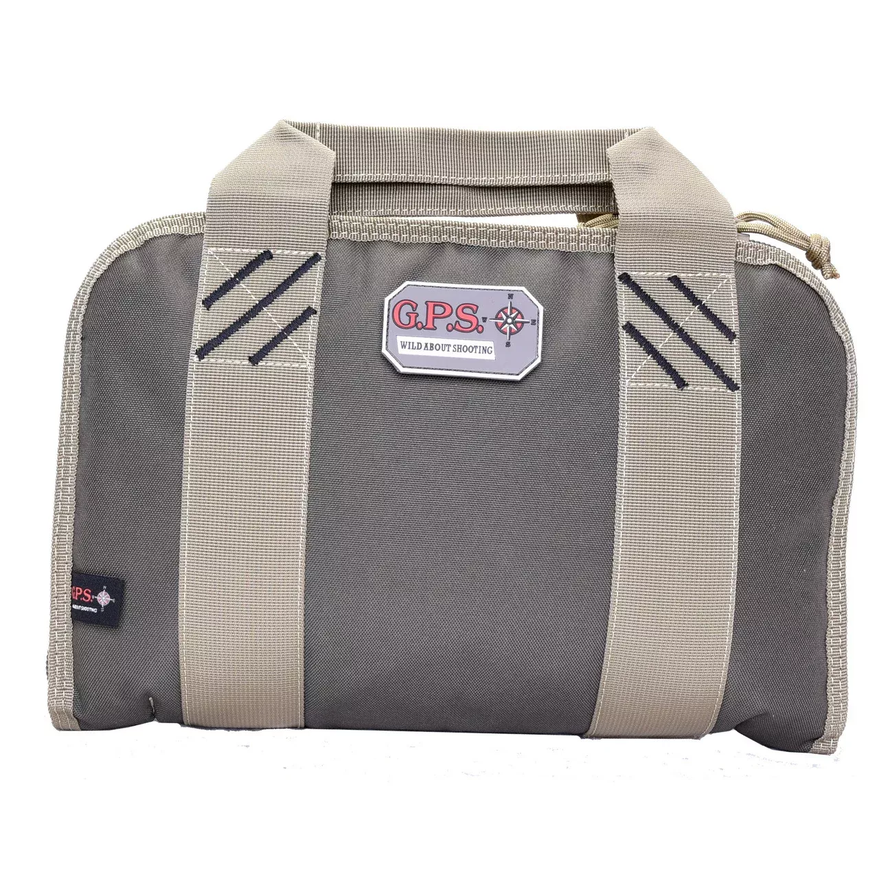 GPS Double Handgun Case 13" Black/Grey