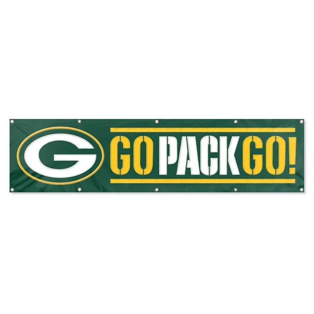 Green Bay Packers “Go Pack Go” Banner
