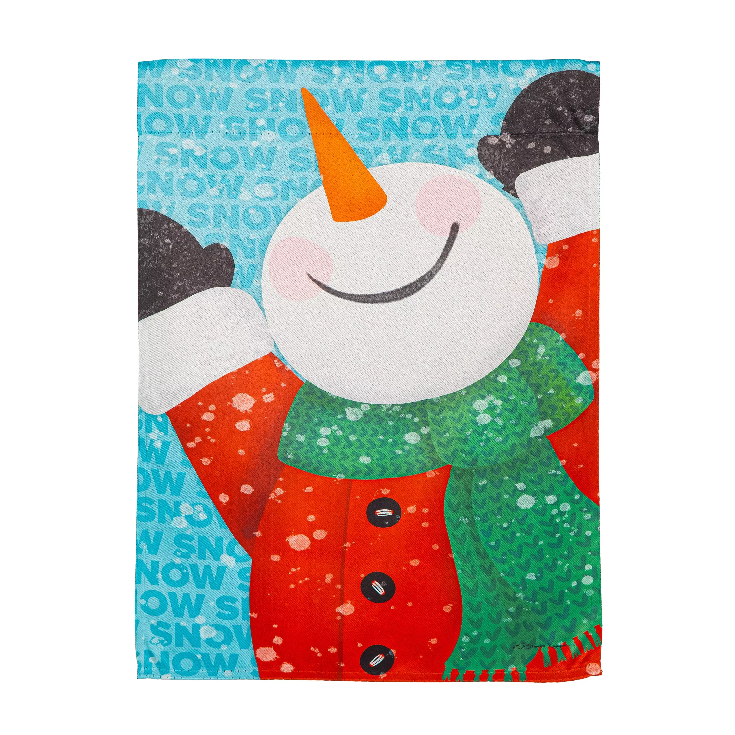 Happy Snowman House Banner