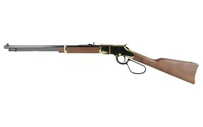 Henry Repeating Arms Golden Boy Large Loop, Lever Action Rifle, 17HMR, 20 Barrel, Brass Receiver, Walnut Stock, Adjustable Sights, 11 Rounds H004VL