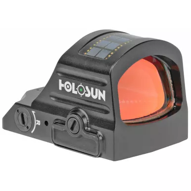 Holosun Technologies 407C-GR-X2, Green Dot, 2 MOA, Black Color, Side Battery, Solar Failsafe HE407C-GR X2