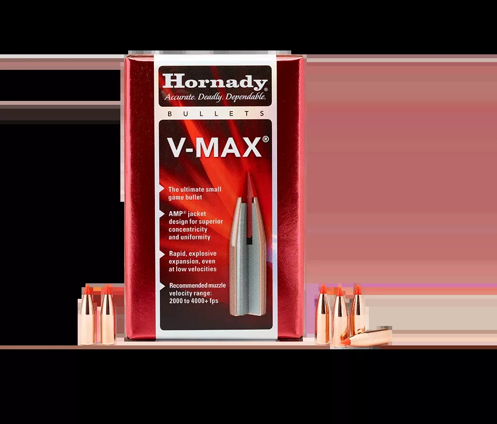 Hornady .224 Diameter 50 Grain Polymer Tip V-Max Bullets