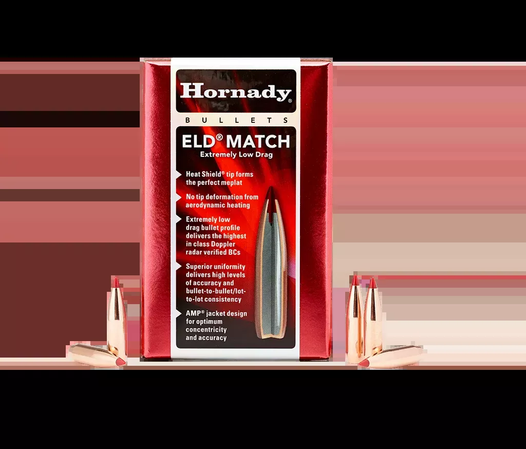 Hornady .308 Diameter 208 Grain Polymer TipELD Match 100 Count Bullets