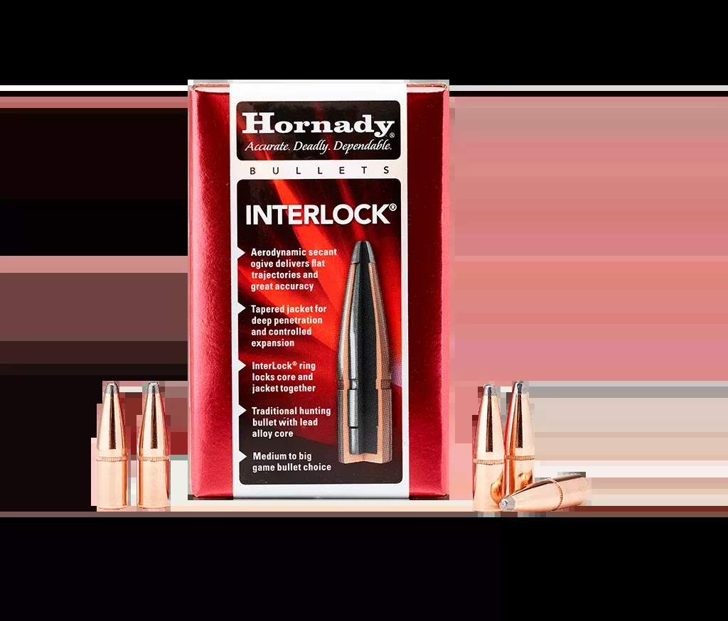 Hornady .338 Diameter 225 Grain Spire Point InterLock 100 Count Bullets