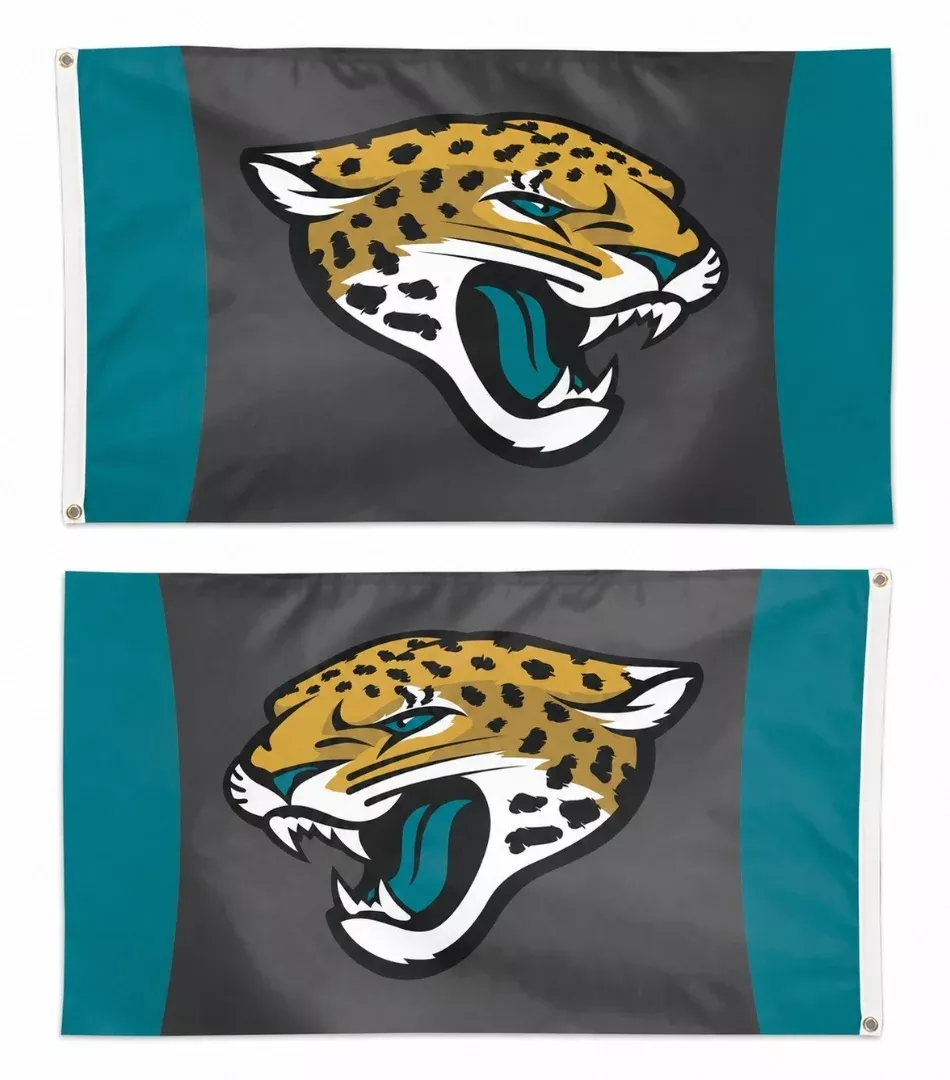 Jacksonville Jaguars Flag 3×5 Vertical Stripe