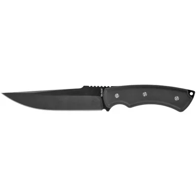 KA-BAR IFB Trail Point Fixed Blade - 6.118" Black Blade, Black G10 Handle, MOLLE Compatible Sheath