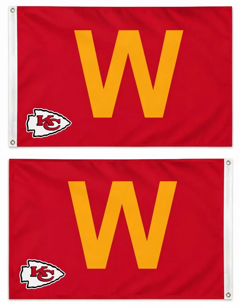 Kansas City Chiefs Win Red 2 Sided 3×5 Flag