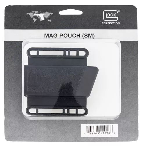MAG POUCH 9MM/40/357 CAL PKGMagazine Pouch Black - 9mm, .40 S&W & .357 Sig - Single mag - Polymer - This small model is compatible with G17/19/22/23/36/27/34/35 excluding G42 and G43