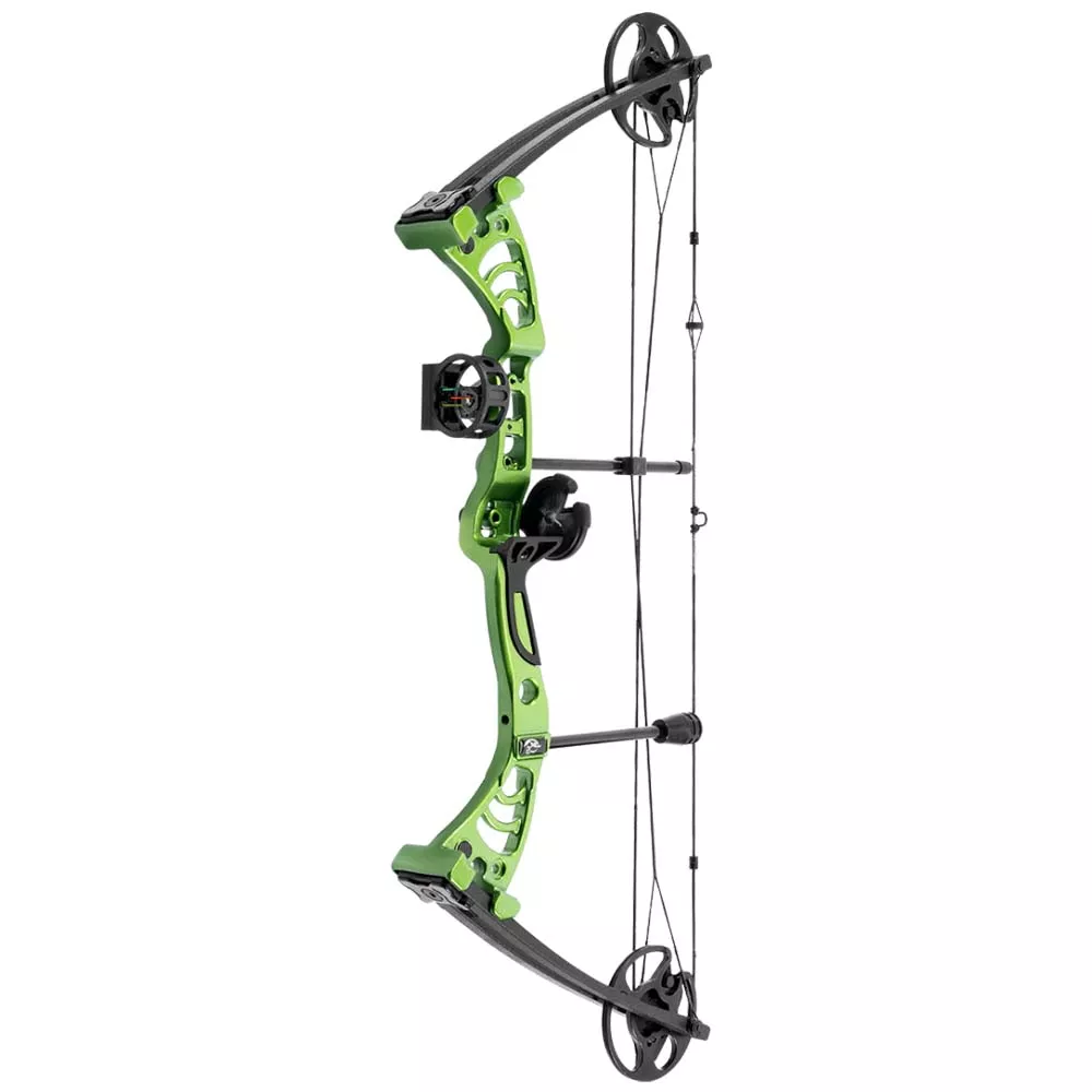 MAN KUNG COMPOUND BOW KIT LIME 55LB — Delta Mike Ltd