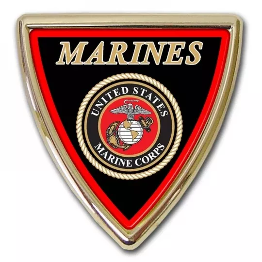 Marines Shield Auto Emblem