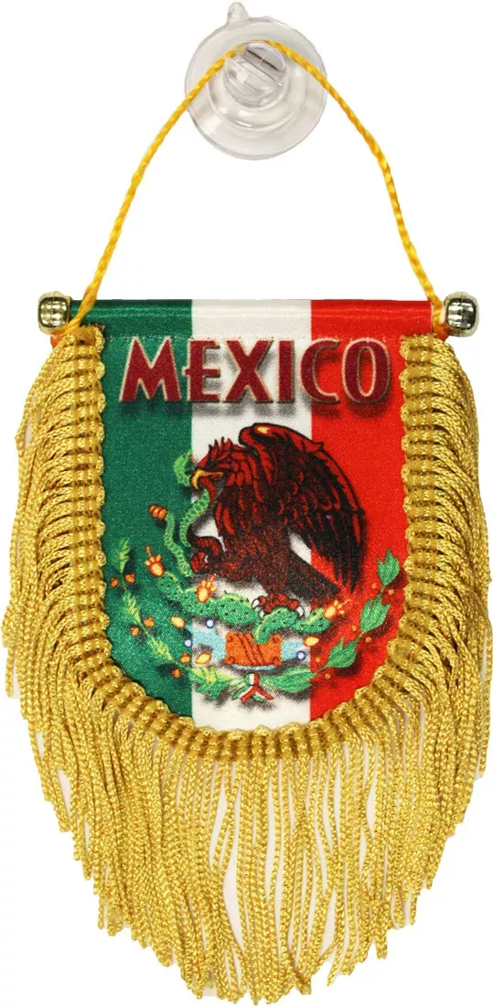 Mexico Window Hanging Flag (Shield)