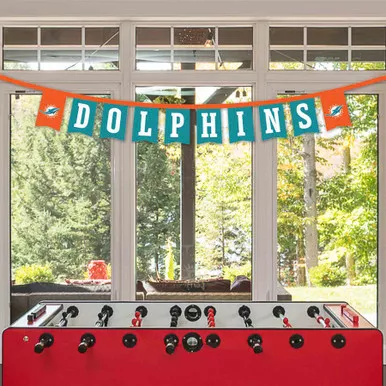 Miami Dolphins Banner String Pennant Flags