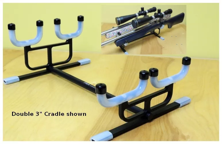PMA Tool Double Rifle Cleaning Cradle - Benchrest