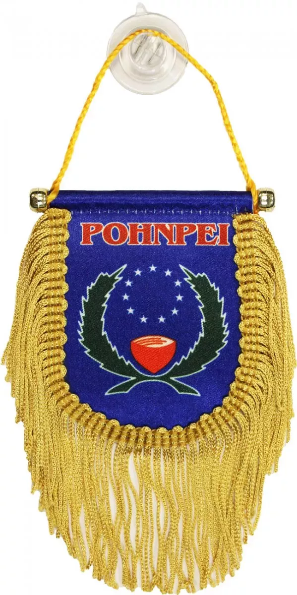 Pohnpei Window Hanging Flag (Shield)
