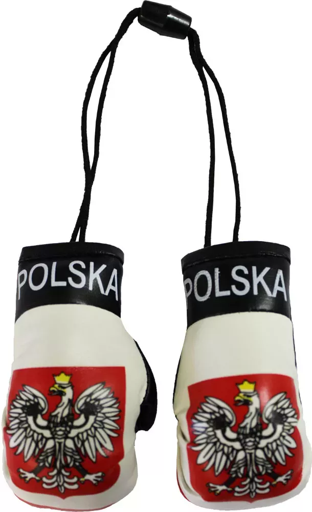 Poland (Polska) Mini Boxing Gloves