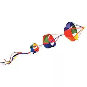 Rainbow Triple Baskets Windsock