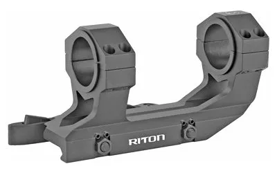 Riton Optics Mount, 30mm, Black, Quick Detach, 30mm With 1 Reducing Ring X301QD