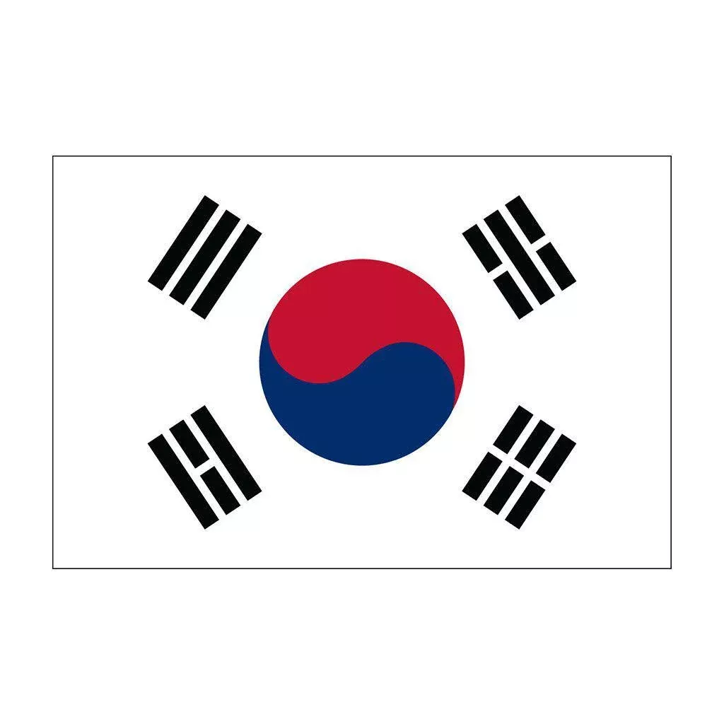South Korea Flags