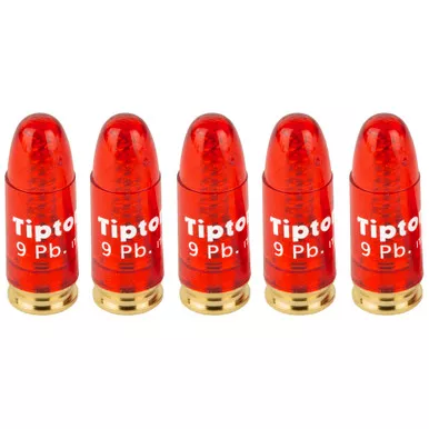 Tipton 9MM Snap Caps - Clear, 5 Pack