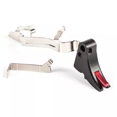 ZEV Technologies Fulcrum Trigger Bar Kit – Adjustable 2-6 lbs, Small, Black w/ Red Safety, Includes Zev PRO Connector